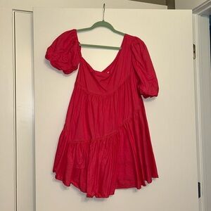 Showpo hot pink one shoulder